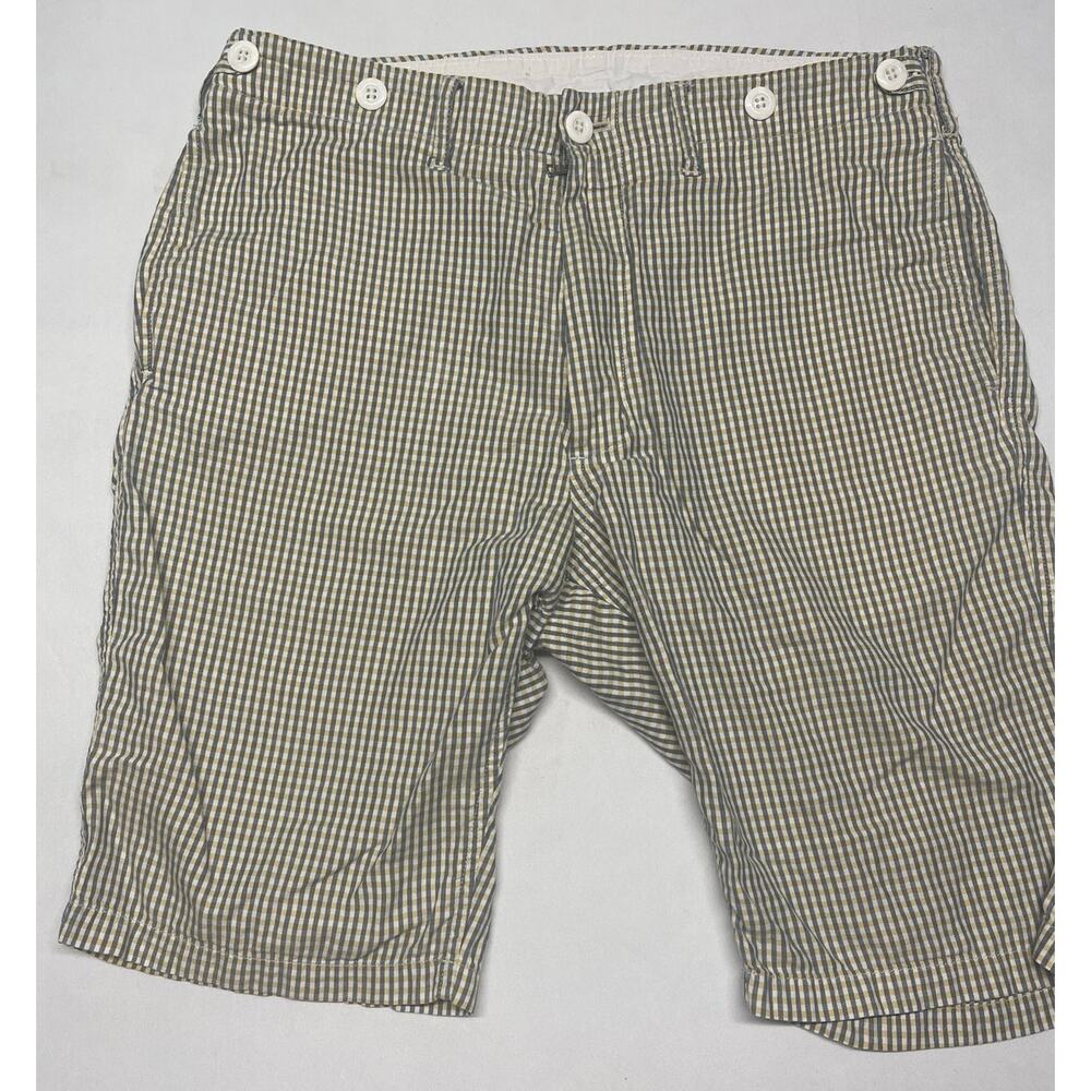 Visvim Gingham Check Shorts Size Medium Made in Japan FIL Cubism